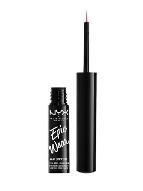 NEW FULL SIZE NYX EPIC WEAR METALLIC EYE & BODY LIQUID LINER IN FUSCIA METAL